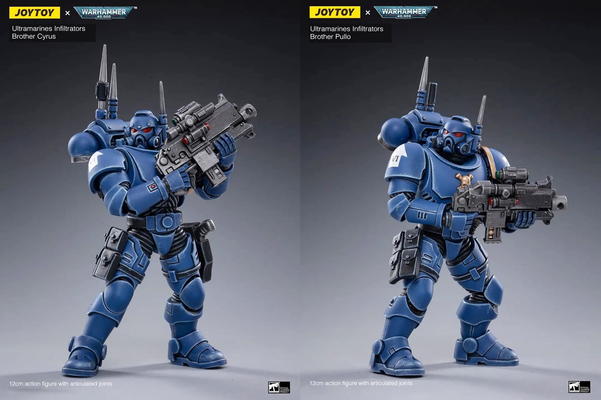 JoyToy ウォーハンマー40k ウルトラマリーンズ ４体セット Amazon.co.jp: JOYTOY 1/18 アクションフィギュア ウォー